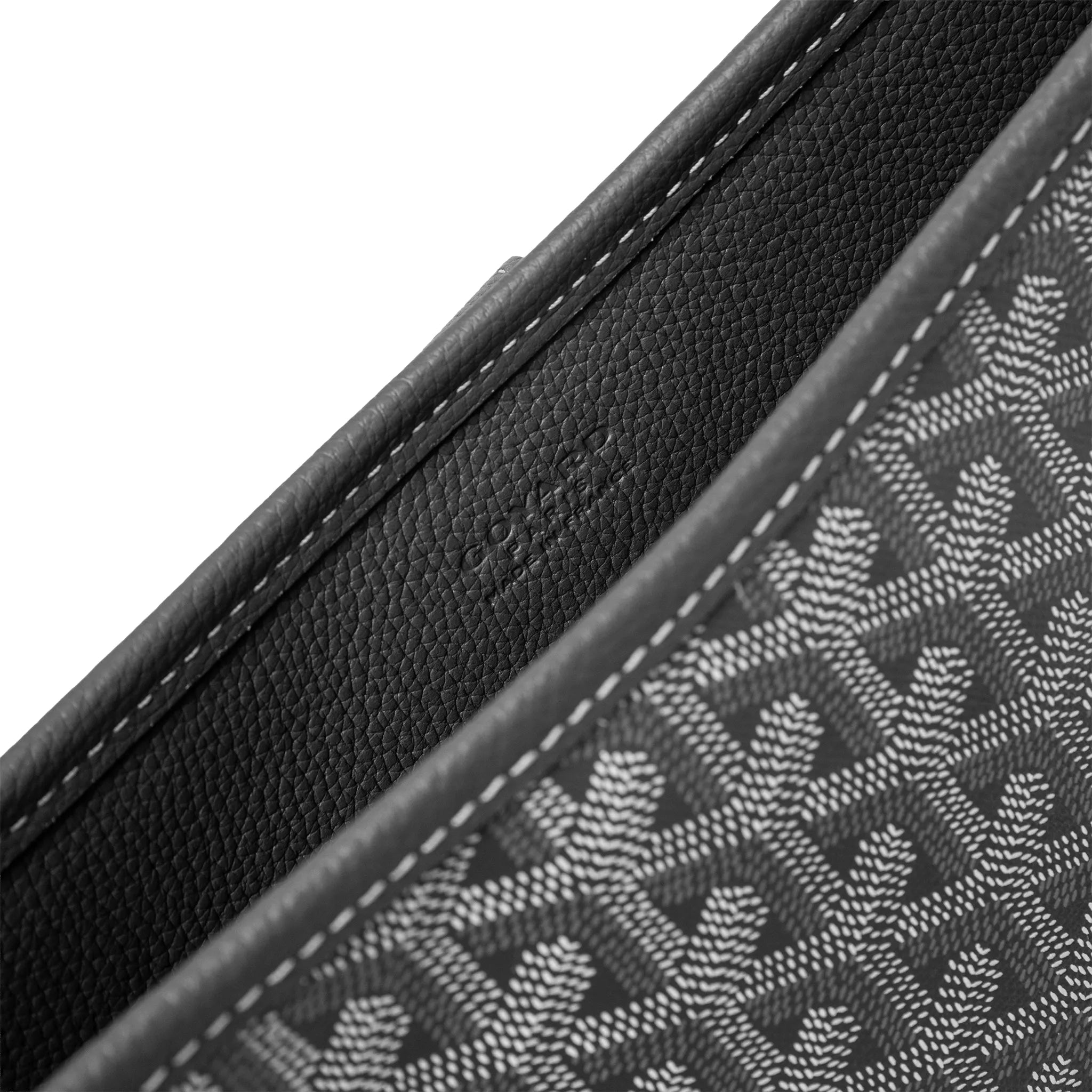 Logo View of Goyard Musette Pm Grey Bag MUSETTPMLTY51CG51P
